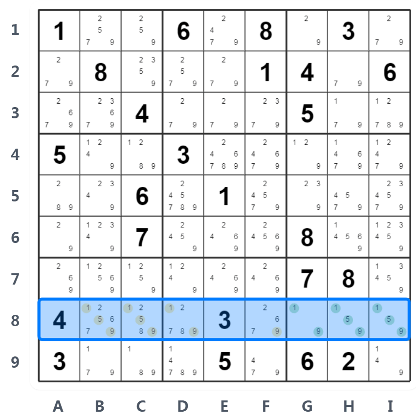 Esempio Triplette Nude - Analisi riga