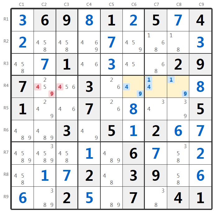 Esempio Triple Nude - Analisi Riga